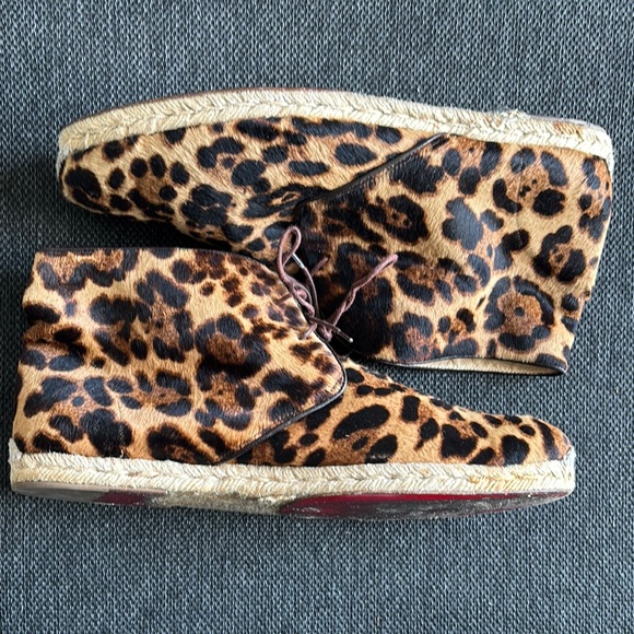 Christian Louboutin Other - Leopard Print Espadrille Men Shoes